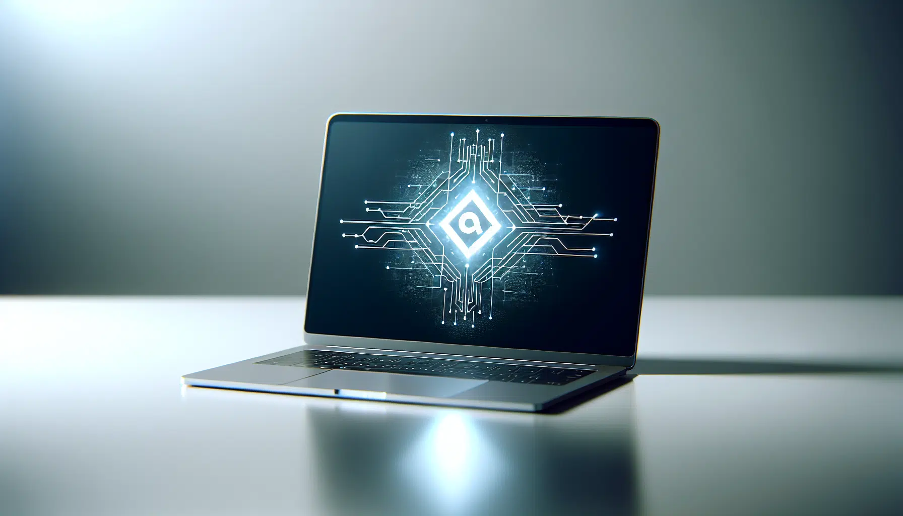 Perplexity AI logo on a laptop screen