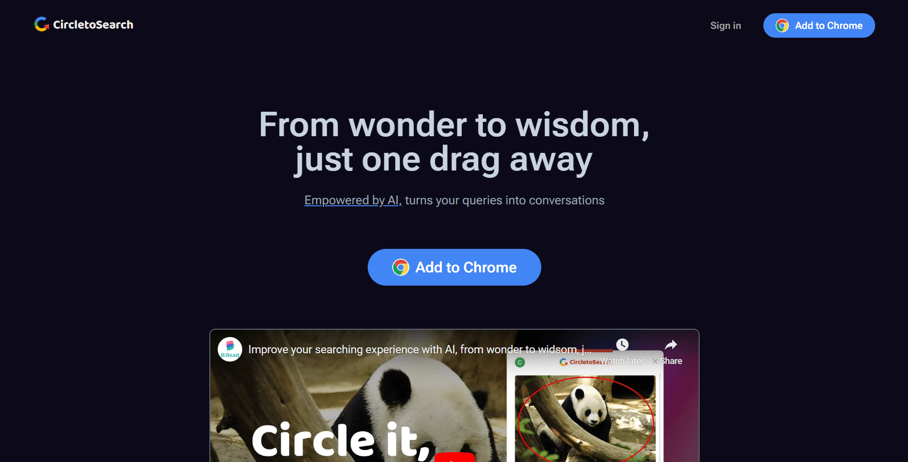 Circle to Search