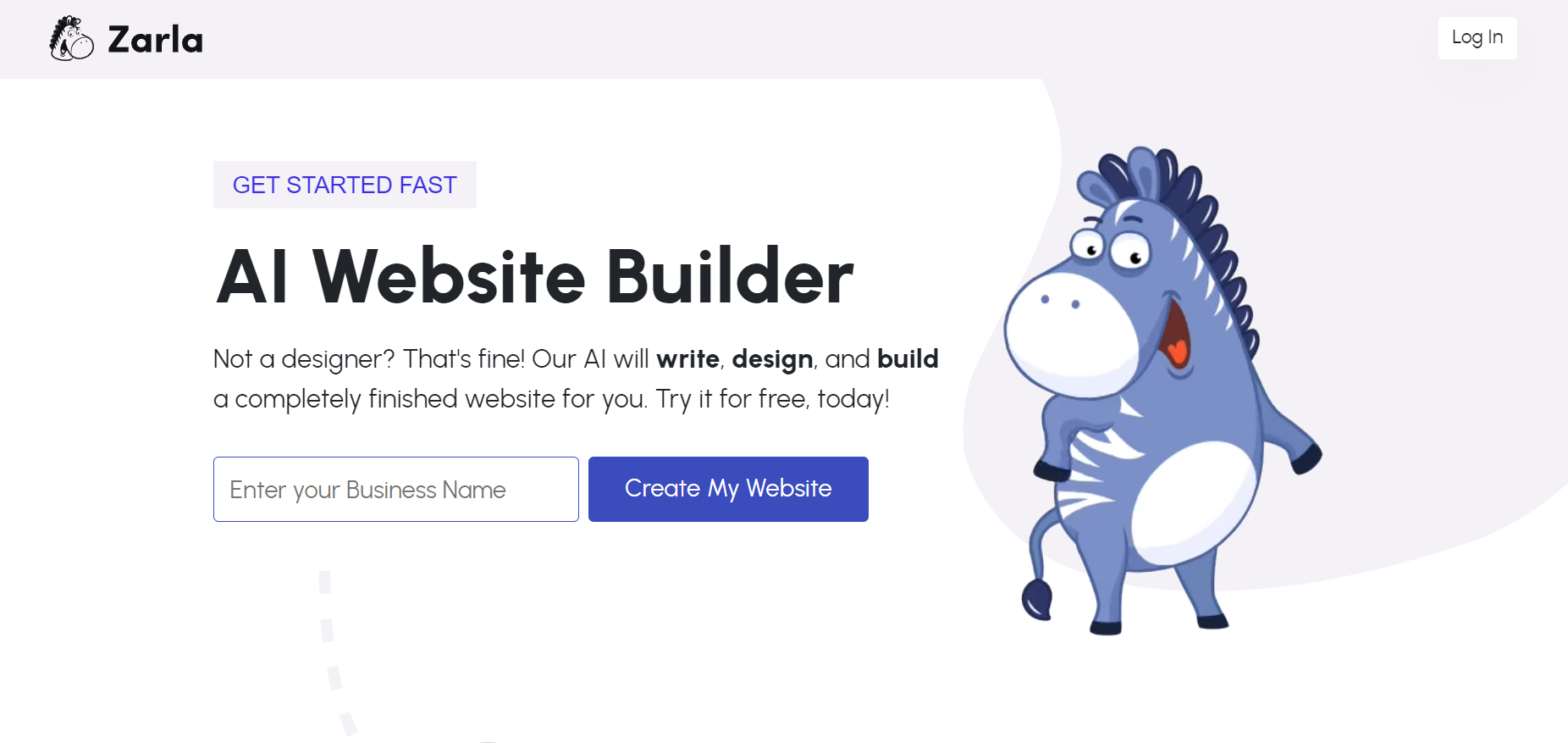 Zarla AI Website Builder