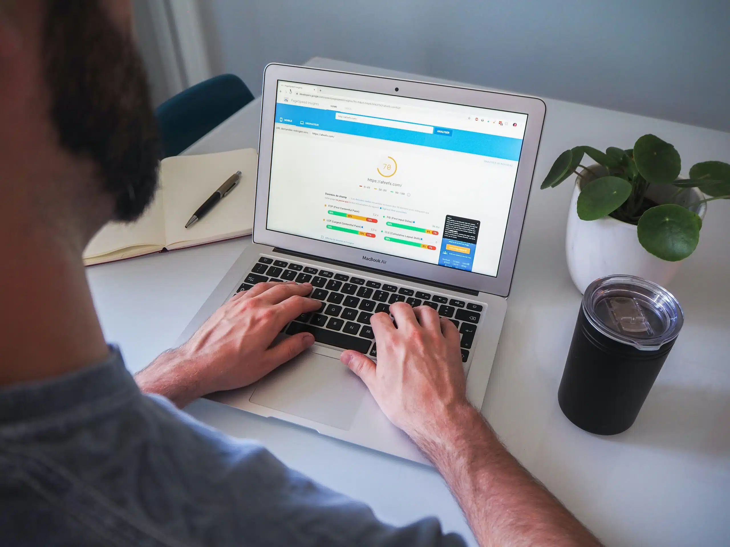 Conducting local SEO audit with online performance testing tool