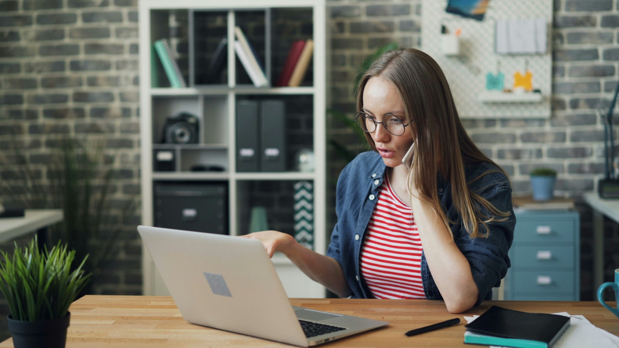 a person using laptop