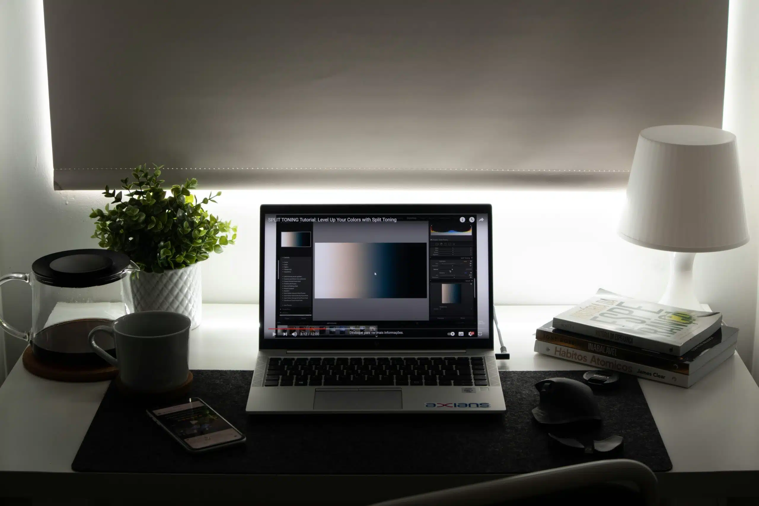 Laptop setup for AI-driven data collection and competitive research.