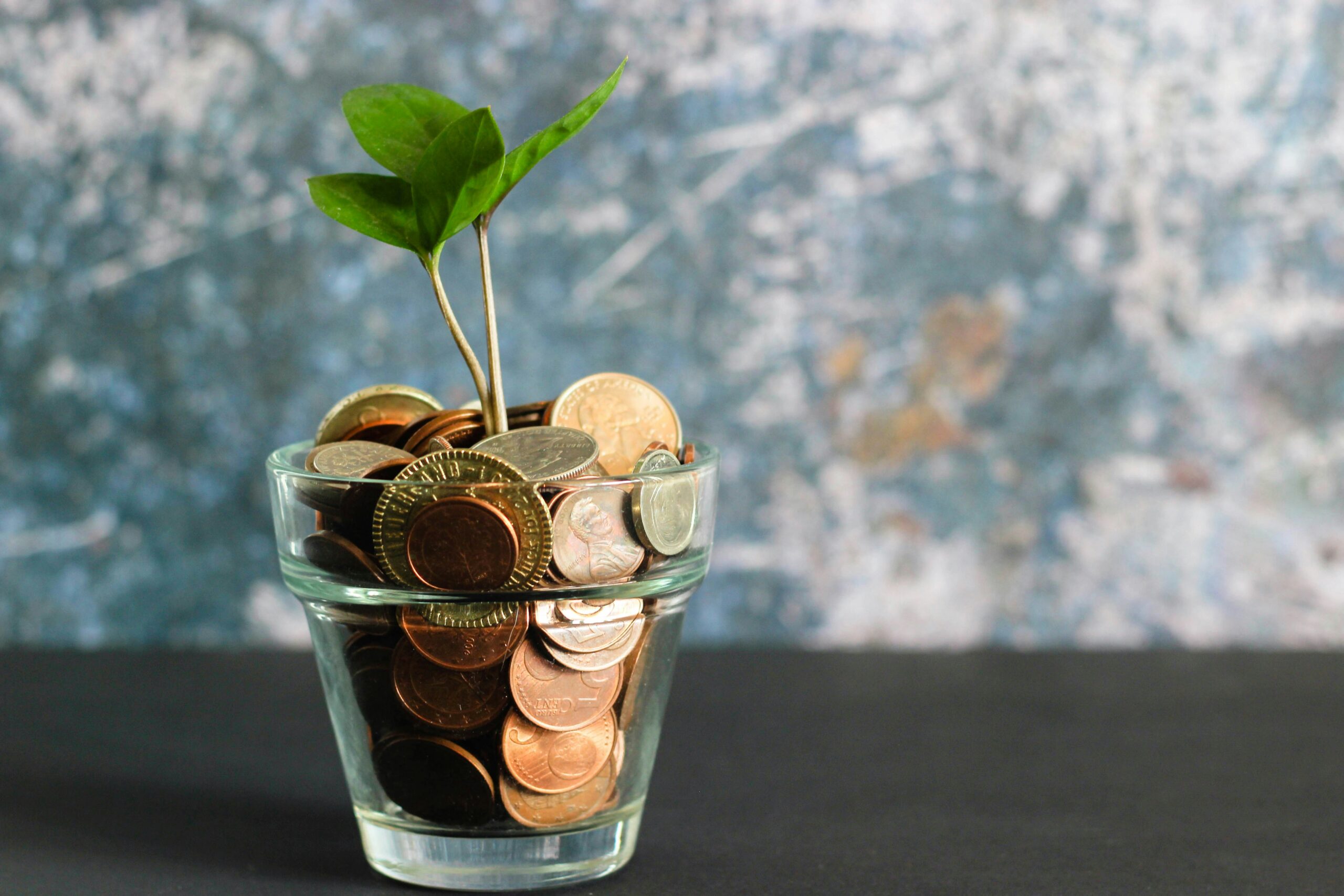 a jar of coins - AI Marketing Tools a jar of coins